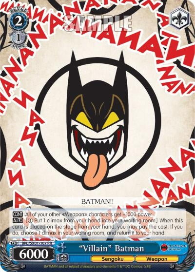 ’Villain’ Batman (1107) [BNJ/SX0] - Weiss Schwarz Single