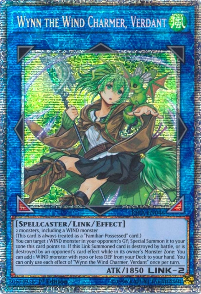 Wynn the Wind Charmer Verdant (Starlight Rare) (46) (RIRA) - YuGiOh Single