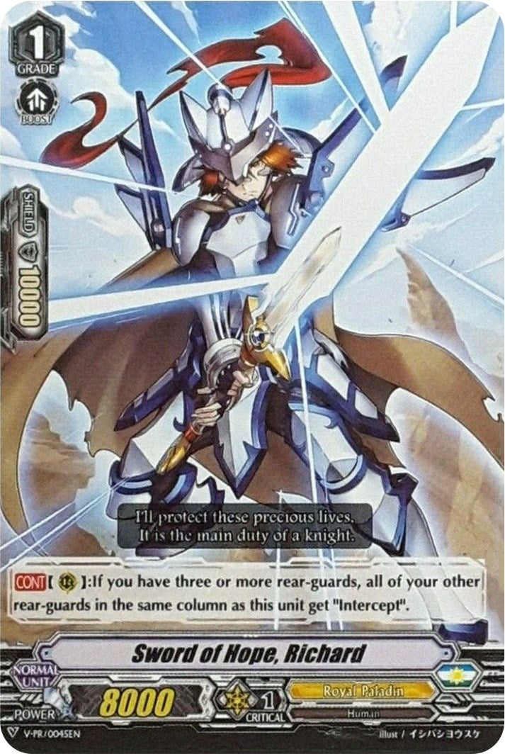 Sword of Hope Richard (45) [VPR] - Cardfight Vanguard Single