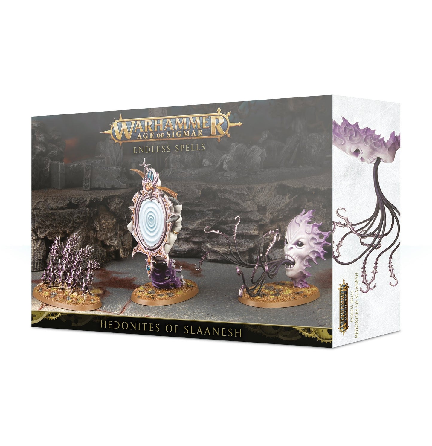 Warhammer: Age of Sigmar - Endless Spells: Hedonites of Slaanesh [PLAS] - Warhammer Box Sets Sealed