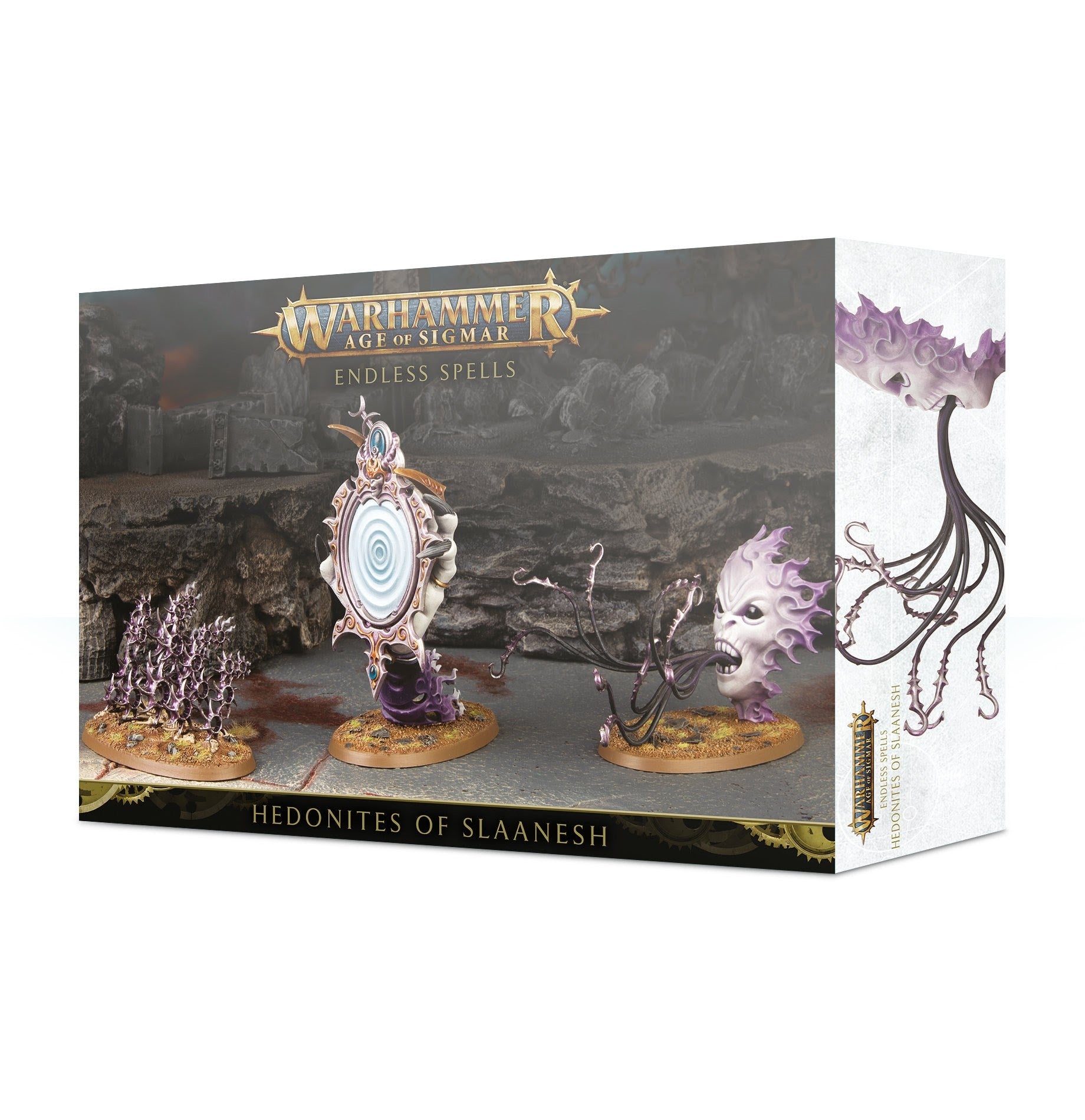 Warhammer: Age of Sigmar - Endless Spells: Hedonites of Slaanesh [PLAS] - Warhammer Box Sets Sealed