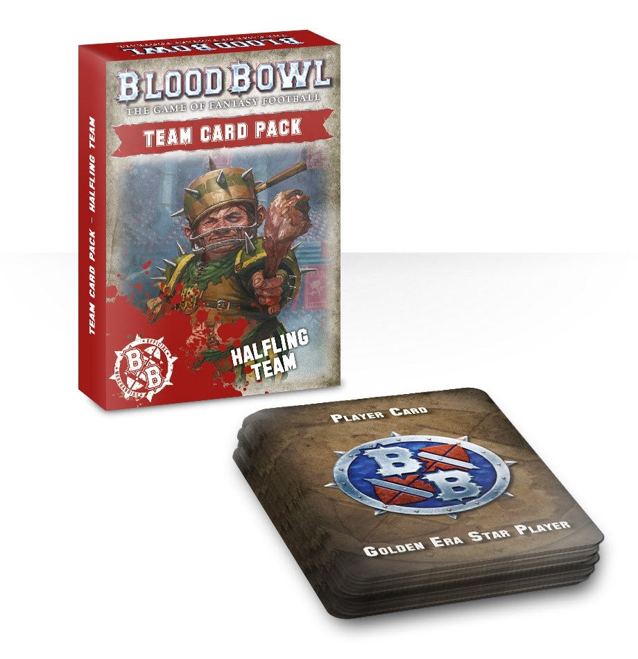 Blood Bowl: Halfling Team Card Pack [ACCS] - Warhammer Game Accessories Sealed