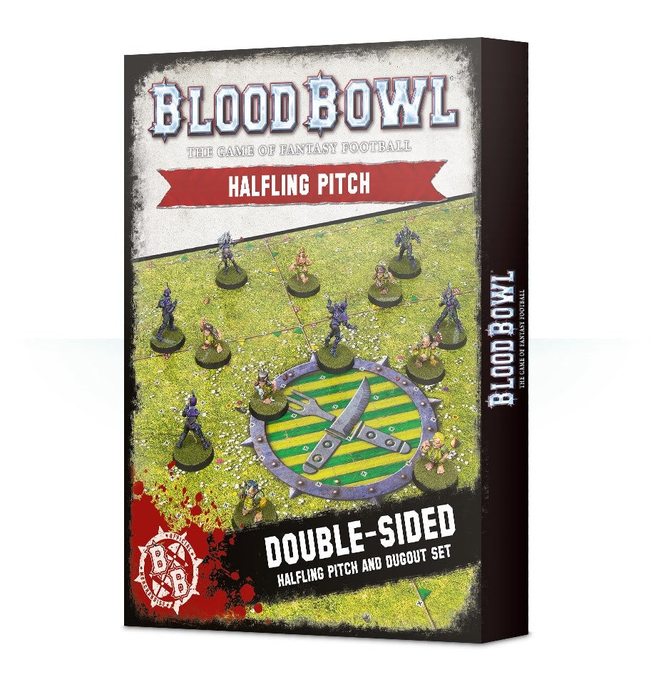 Blood Bowl: Halfling Pitch and Dugouts [ACCS] - Warhammer Game Accessories Sealed