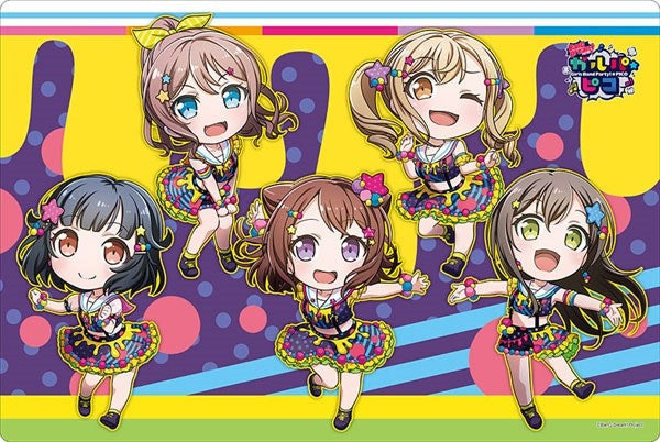 Bushiroad Rubber Mat Collection Vol.365: BanG Dream! Garupa*Pico - Poppin’Party Colorful Poppin’! (365) - Playmats