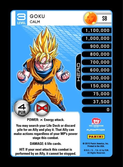 Goku - Calm (8) [EVO] - Dragon Ball Z TCG Single