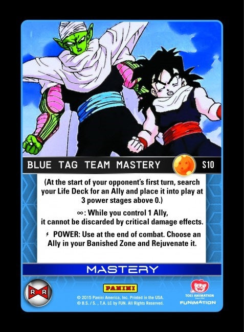 Blue Tag Team Mastery (10) [EVO] - Dragon Ball Z TCG Single
