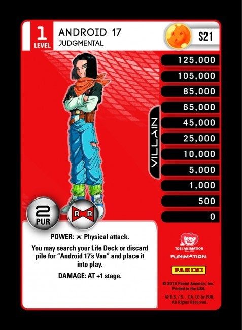 Android 17 - Judgmental (21) [EVO] - Dragon Ball Z TCG Single