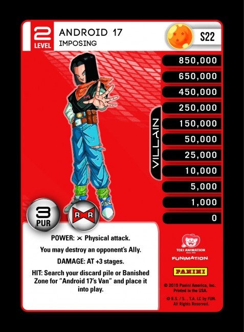 Android 17 - Imposing (22) [EVO] - Dragon Ball Z TCG Single