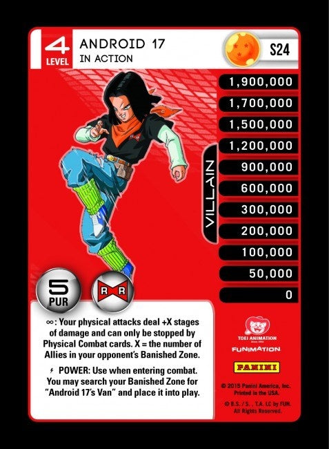 Android 17 - In Action (24) [EVO] - Dragon Ball Z TCG Single