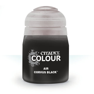 Citadel Airbrush Paint: Corvus Black (24ml) [PNTP] - Citadel Paints Sealed