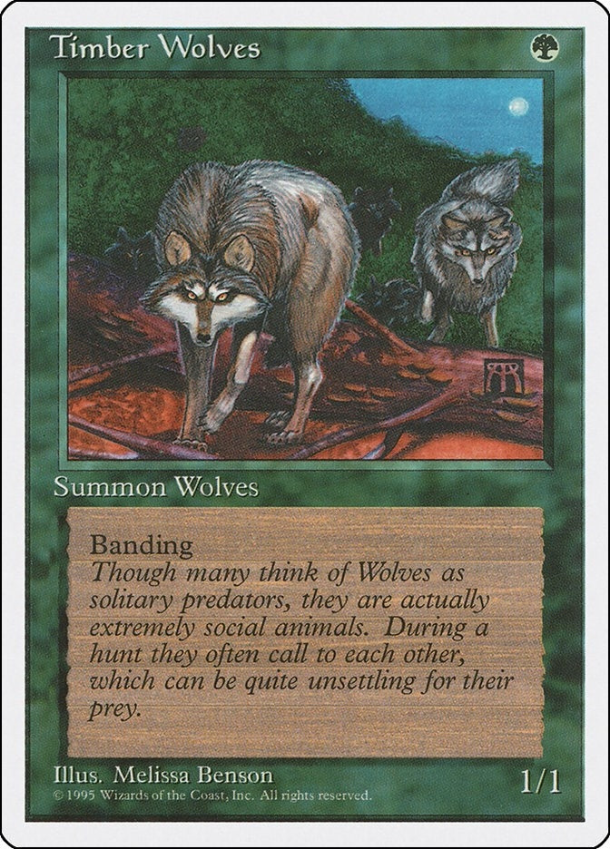 Timber Wolves [4ED] - MTG Single