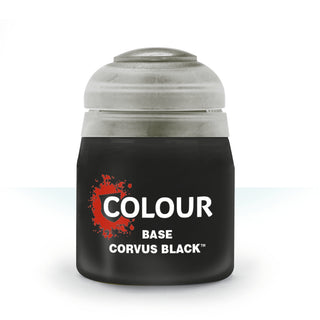 Citadel Base Paint: Corvus Black (12ml) [PNTP] - Citadel Paints Sealed