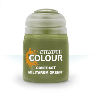 Citadel Contrast Paint: Militarum Green (18ml) [PNTP] - Citadel Paints Sealed