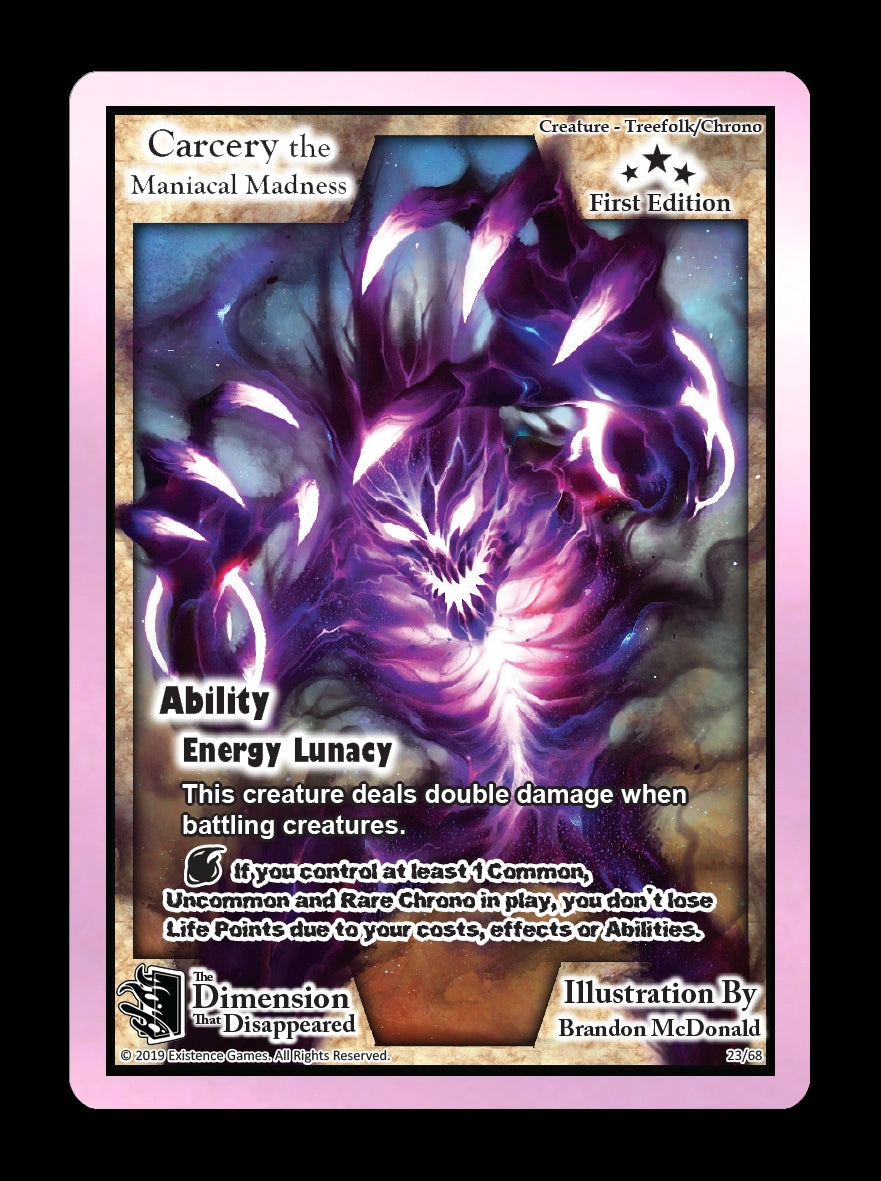 Carcery the Maniacal Madness (23) [DDIS] - Exodus TCG Single