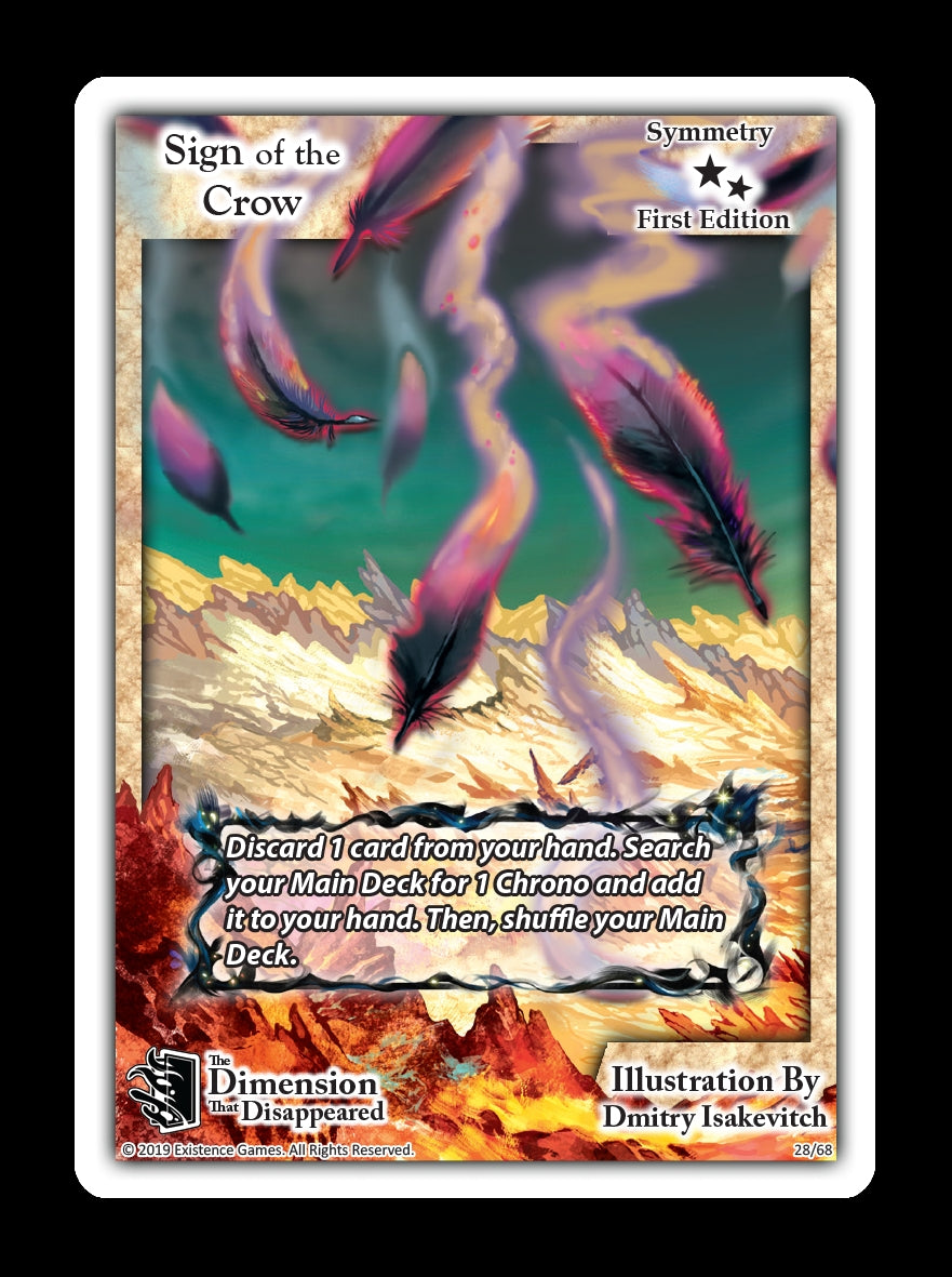 Sign of the Crow (28) [DDIS] - Exodus TCG Single