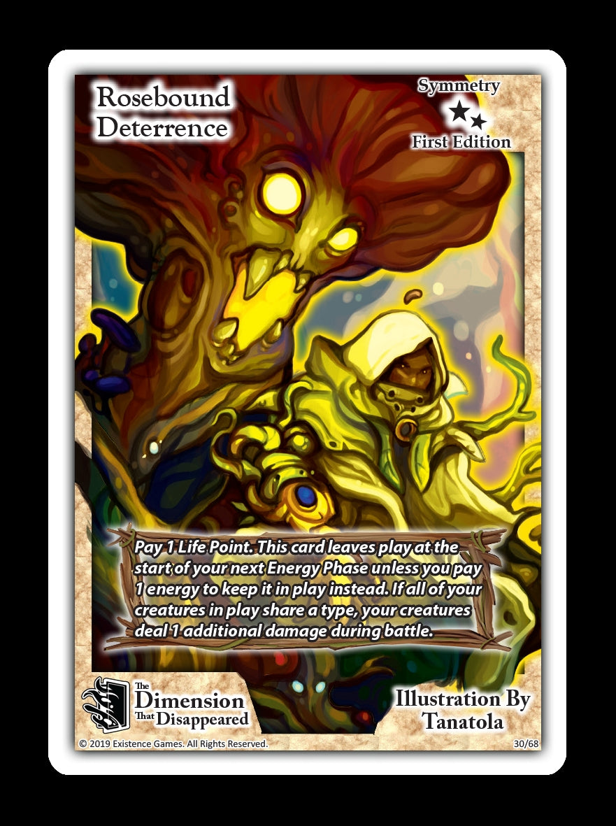 Rosebound Deterrence (30) [DDIS] - Exodus TCG Single