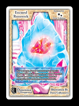 Encased Runerock (34) [DDIS] - Exodus TCG Single