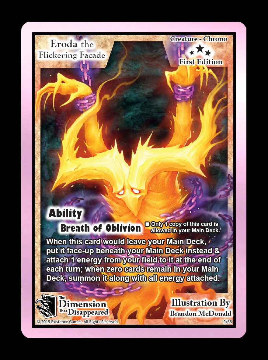 Eroda the Flickering Facade (9) [DDIS] - Exodus TCG Single