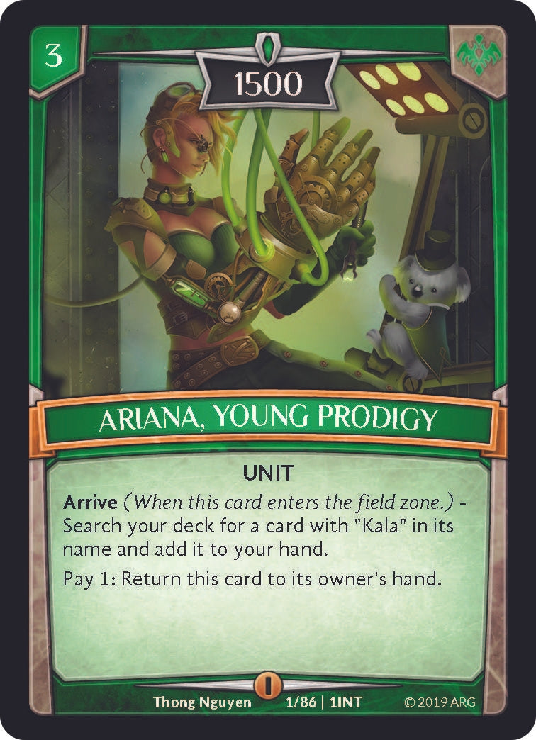 Ariana Young Prodigy (1) [INT] - Argent Saga TCG Single