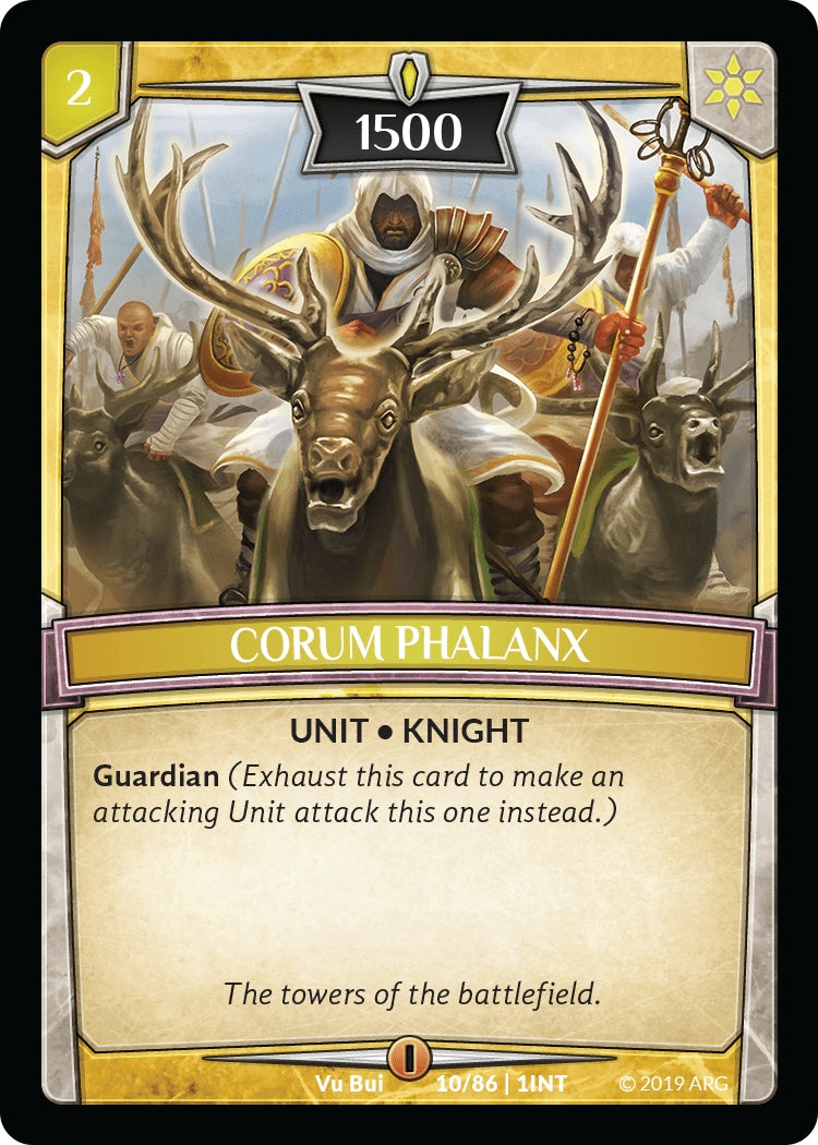Corum Phalanx (10) [INT] - Argent Saga TCG Single