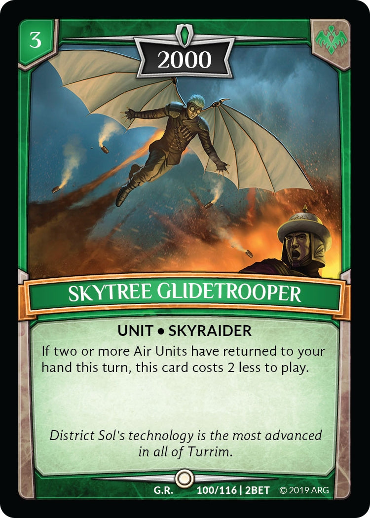Skytree Glidetrooper (100) [BET] - Argent Saga TCG Single