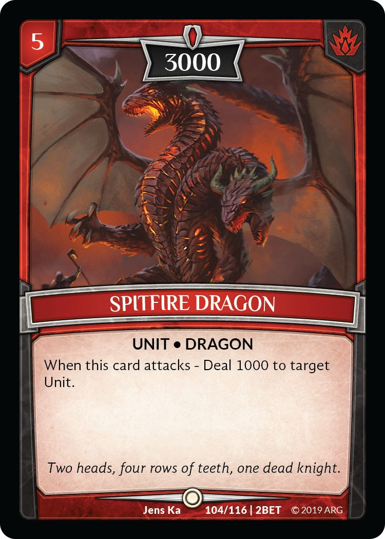 Spitfire Dragon (104) [BET] - Argent Saga TCG Single