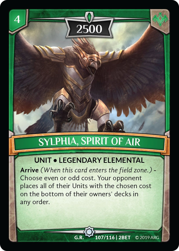 Sylphia Spirit of Air (107) [BET] - Argent Saga TCG Single