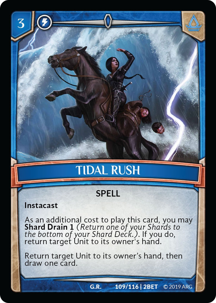 Tidal Rush (109) [BET] - Argent Saga TCG Single