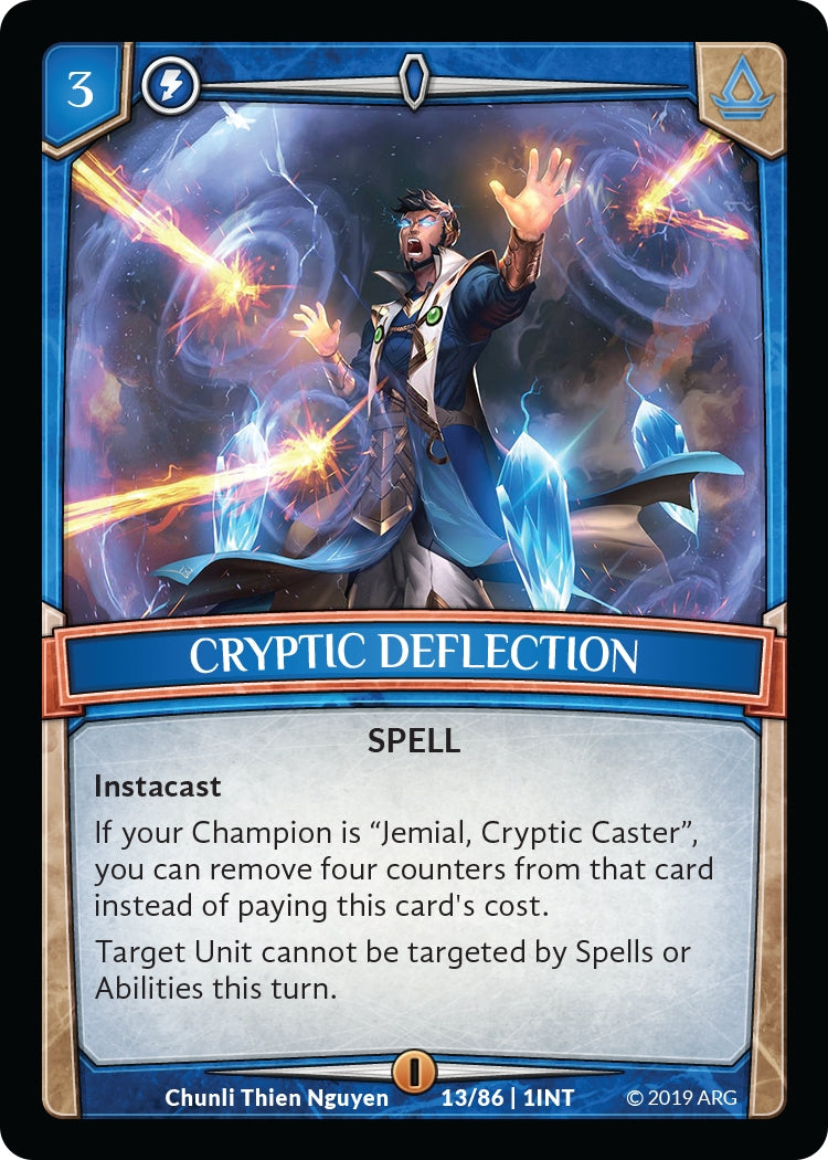 Cryptic Deflection (13) [INT] - Argent Saga TCG Single