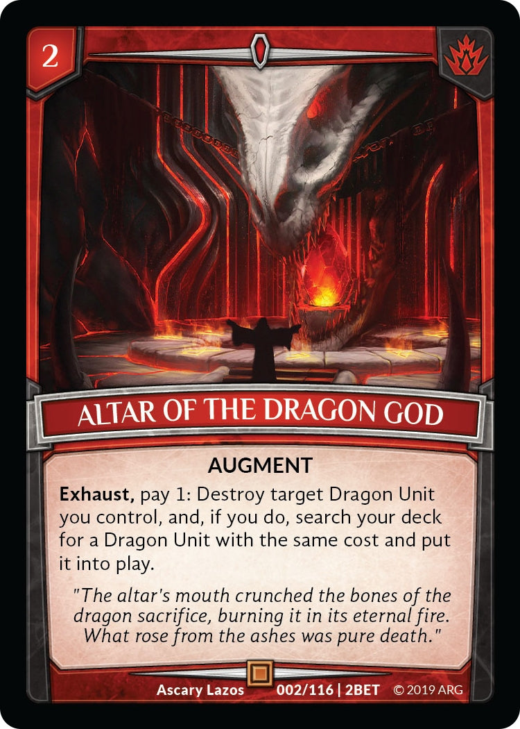 Altar of the Dragon God (2) [BET] - Argent Saga TCG Single