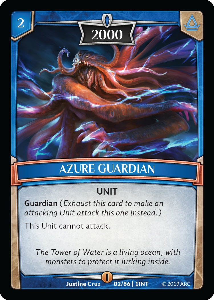 Azure Guardian (2) [INT] - Argent Saga TCG Single