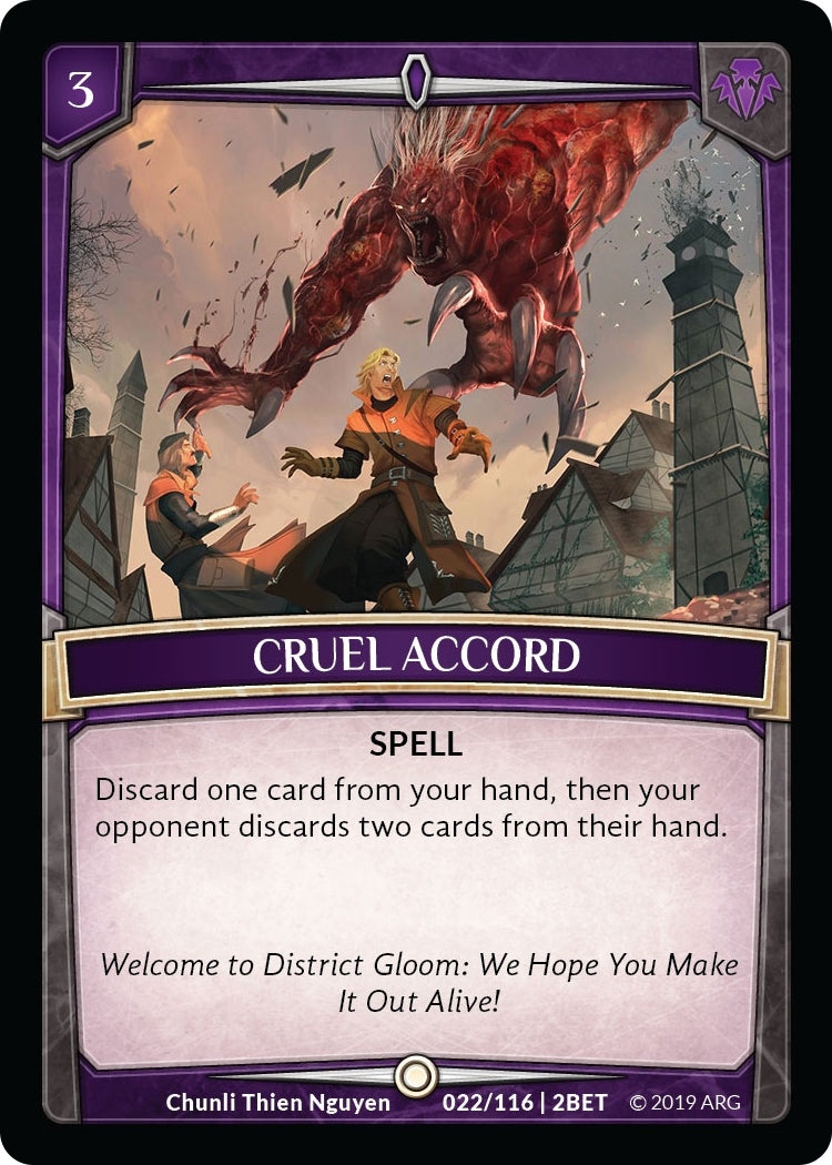 Cruel Accord (22) [BET] - Argent Saga TCG Single