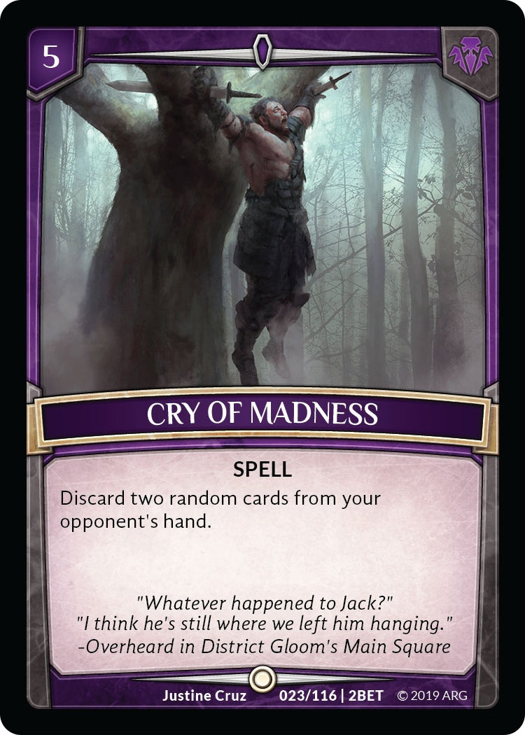 Cry of Madness (23) [BET] - Argent Saga TCG Single
