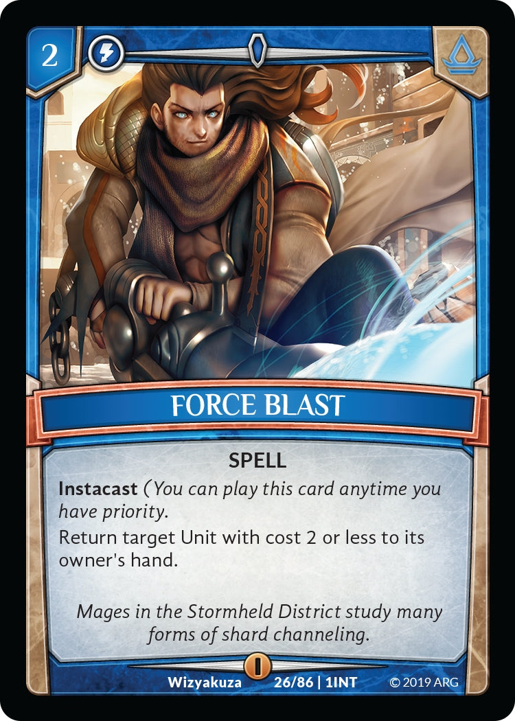 Force Blast (26) [INT] - Argent Saga TCG Single