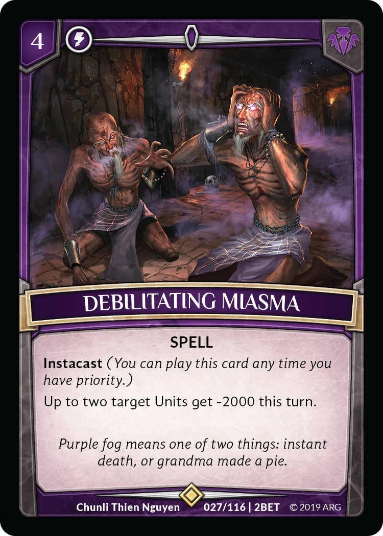 Debilitating Miasma (27) [BET] - Argent Saga TCG Single