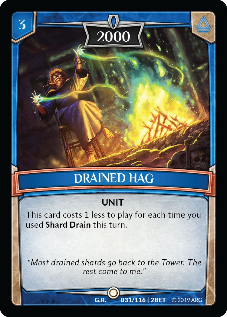 Drained Hag (31) [BET] - Argent Saga TCG Single