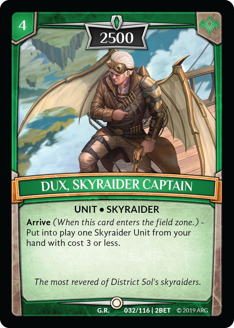 Dux Skyraider Captain (32) [BET] - Argent Saga TCG Single