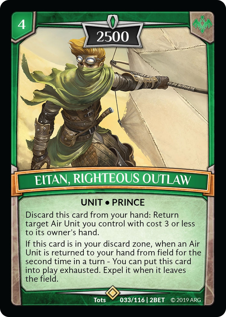 Eitan Righteous Outlaw (33) [BET] - Argent Saga TCG Single