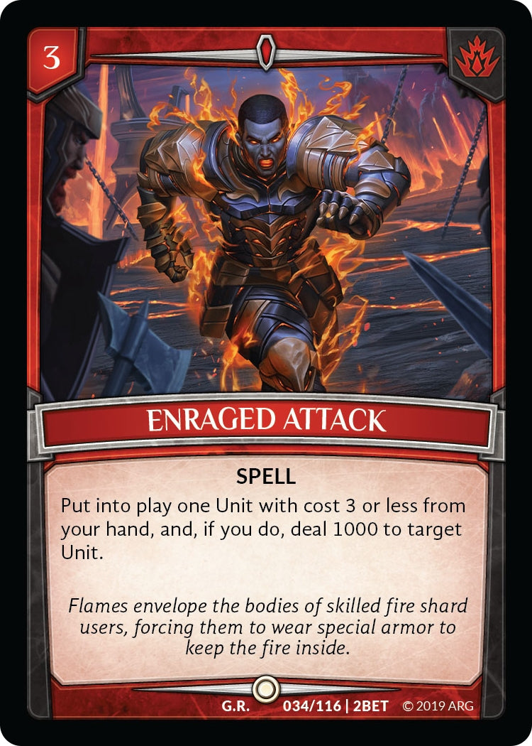 Enraged Attack (34) [BET] - Argent Saga TCG Single