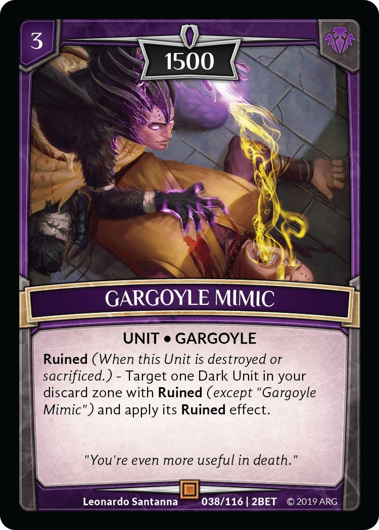 Gargoyle Mimic (38) [BET] - Argent Saga TCG Single