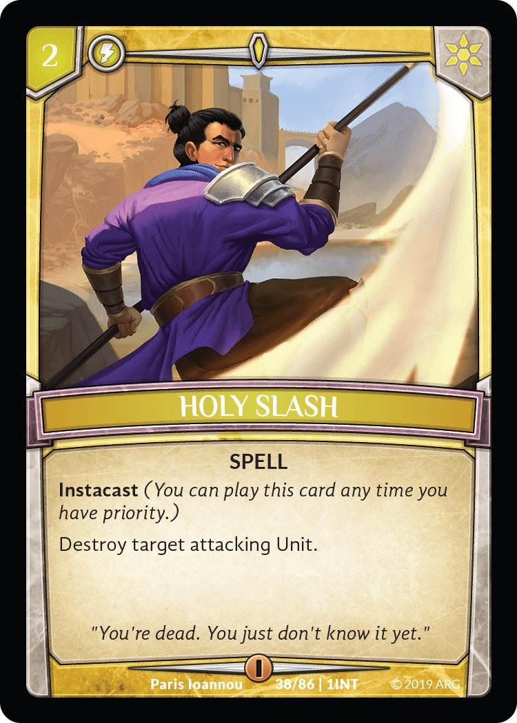 Holy Slash (38) [INT] - Argent Saga TCG Single