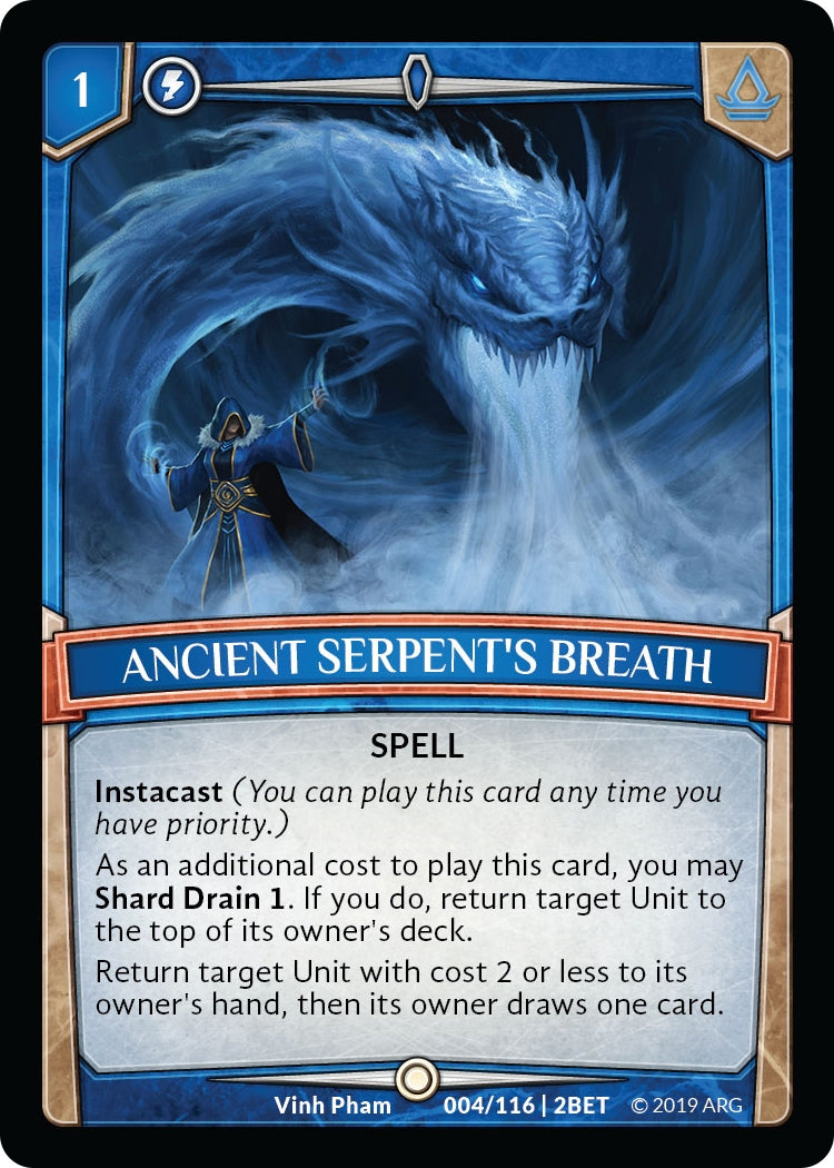 Ancient Serpent’s Breath (4) [BET] - Argent Saga TCG Single