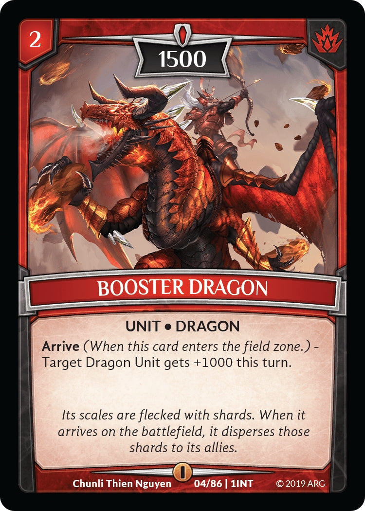 Booster Dragon (4) [INT] - Argent Saga TCG Single
