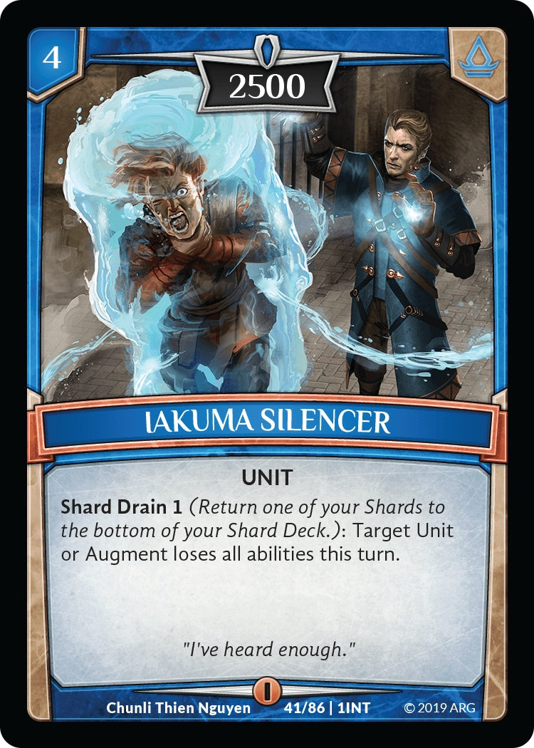 Iakuma Silencer (41) [INT] - Argent Saga TCG Single