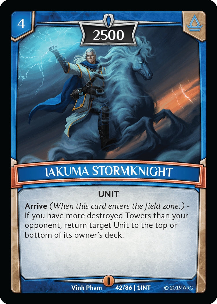 Iakuma Stormknight (42) [INT] - Argent Saga TCG Single
