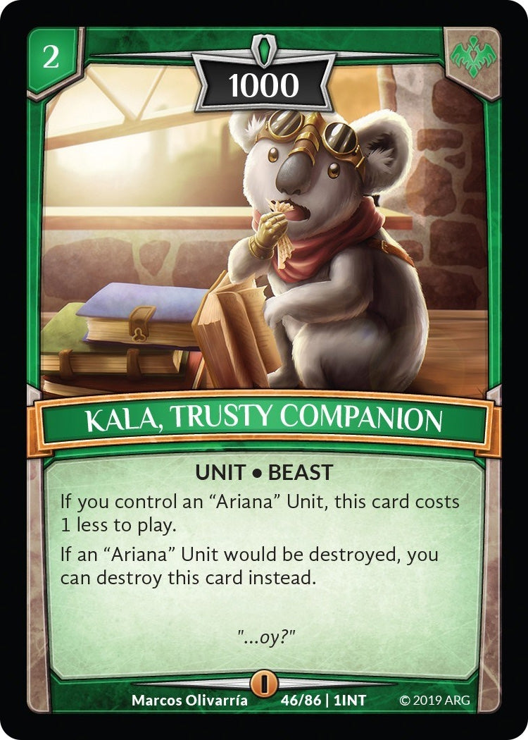 Kala Trusty Companion (46) [INT] - Argent Saga TCG Single