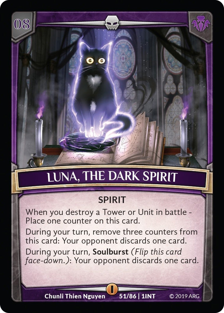 Luna the Dark Spirit (51) [INT] - Argent Saga TCG Single