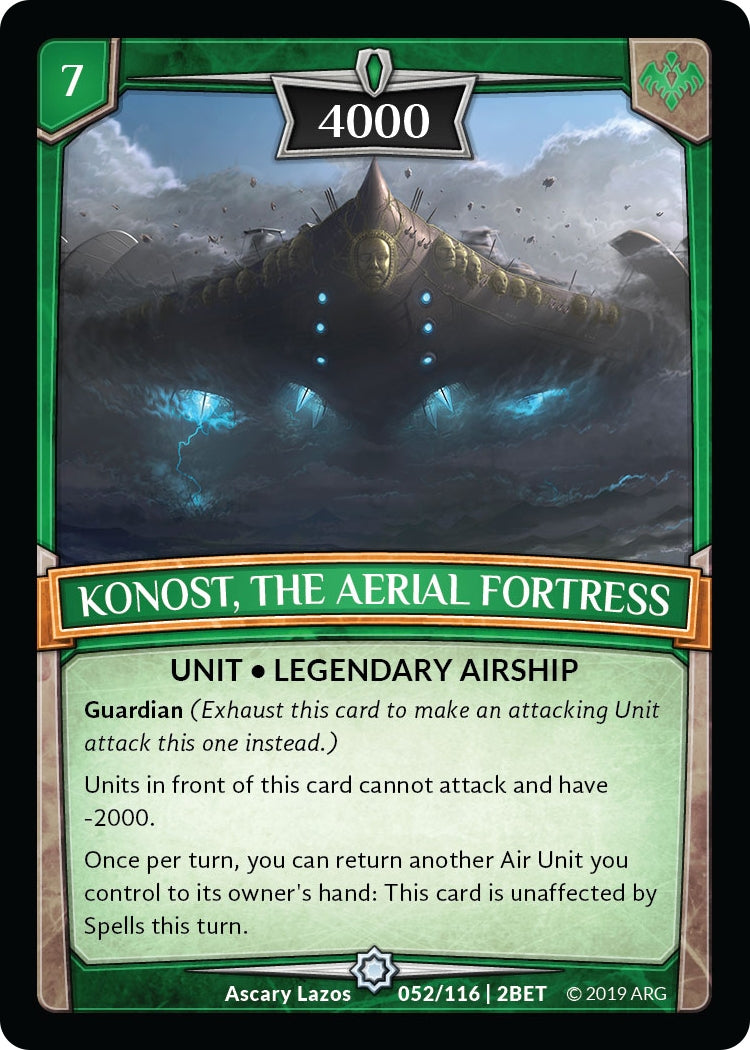 Konost the Aerial Fortress (52) [BET] - Argent Saga TCG Single