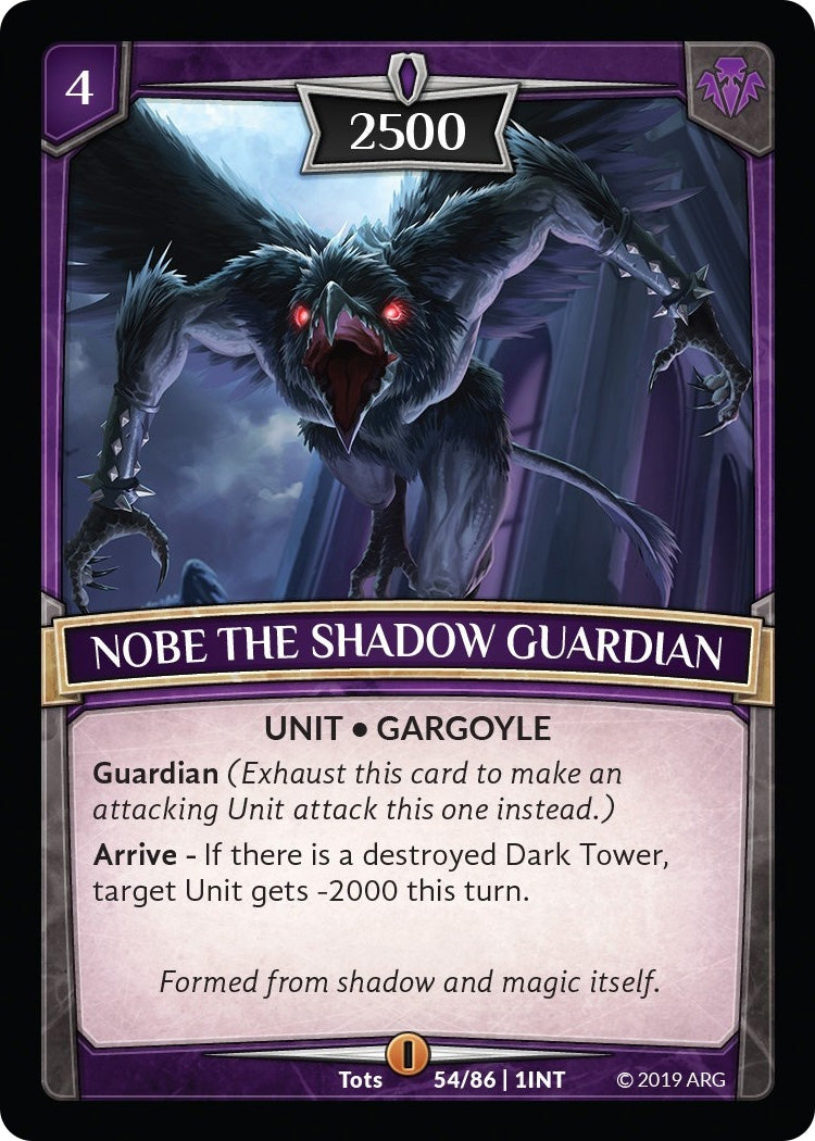 Nobe the Shadow Guardian (54) [INT] - Argent Saga TCG Single