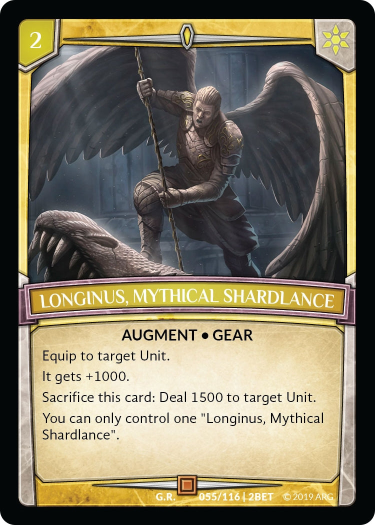 Longinus Mythical Shardlance (55) [BET] - Argent Saga TCG Single